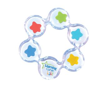 Tomy Y5288MP Baby Teething Ring Floating Friends Cooling Teether Multi Texture