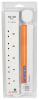 Mercury 429.843 5 Gang Surge 2400ma Protected USB 2m Mains Extension Lead - Wht