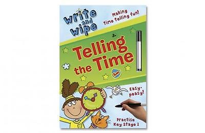 Holland Publishing 880H Write and Wipe Telling The Time Childrens Activity Book
