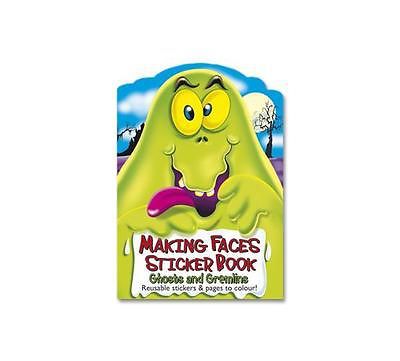 Holland Publishing Making Faces  Ghosts & Gremlins Sticker Book MF1