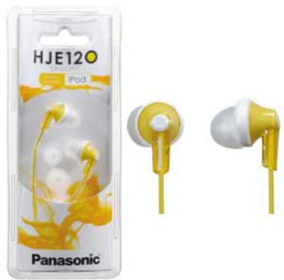 Panasonic RPHJE120 Ergofit In Ear Headphones - Yellow