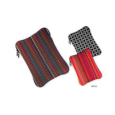 KS Brands BB0120 Printed Neoprene 10" Laptop Case Assorted Colours and Designs