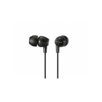 Sony MDR-EX50 Comfort In-Ear Headphones Powerful Bass In-Line iPod Control Black
