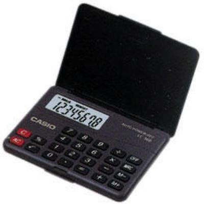 Casio LC160 8 Digit Pocket Calculator With Flip Case