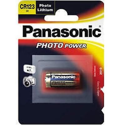 Panasonic CR123 Photo Lithium Camera Battery 3V Cell
