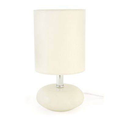 Lloytron L3116 Athena 27cm Ceramic Room Light Table Lamp 40w Polyester New Cream