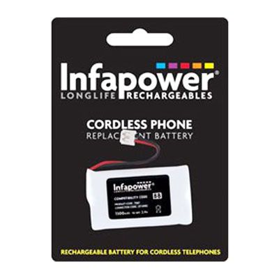 Infapower Cordless Phone Replacement Battery 2 AA 1300mAh NTL Panasonic Philips