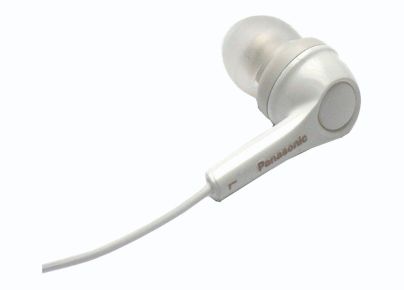 Panasonic RP-HJE130 In Ear Canal Bud Stereo Headphones for iPod Mp3 Player White