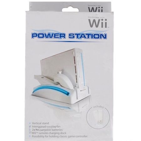 Wii Power Docking Station Remote Charger Batteries Inc