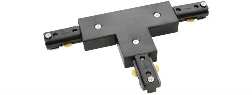 Fluxia 156.295 T Connector to Connect and Split Power for Lighting Track - Black