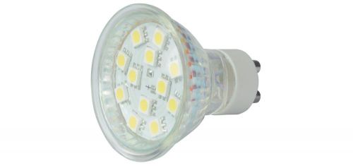 LYYT 159.011UK NonDimmable 1.5w Cool White 6000K GU10 12 SMD LED Light Bulb Lamp