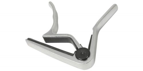 Chord 173.225 Metal Spring Loaded Mechanism Quick Grip Guitar Capo Alloy - Slv