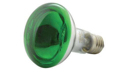 QTX 160.004UK High Quality Resistant Coating Reflector Lamp, R80, E27, Green