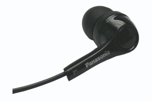 Panasonic RP-HJE130 In Ear Canal Bud Stereo Headphones for iPod Mp3 Player Black