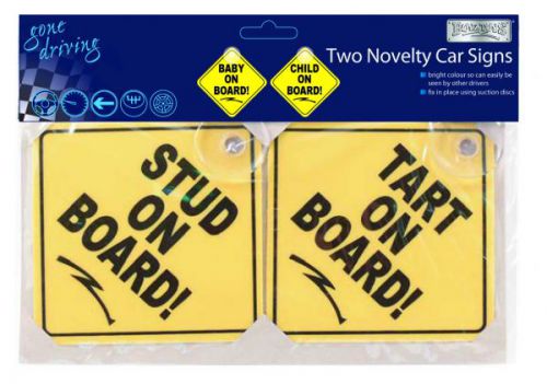 BoyzToys Novelty Car Window Sign RY200