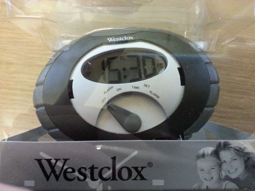WestClox 15369 Folding Travel Quartz Alarm Clock Rugged Compact Design Snooze