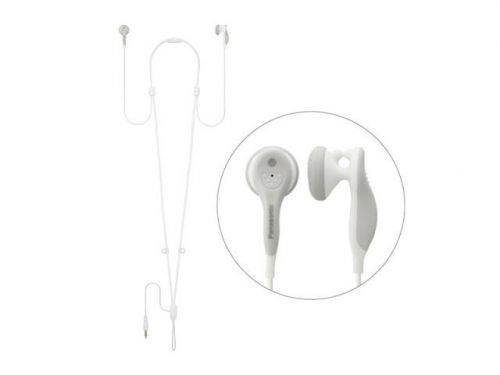 Panasonic Mp3 Stereo In Ear Headphones Neck Strap White