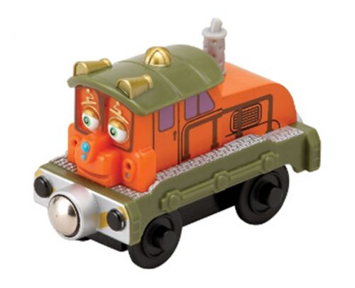 Tomy LC56009 Chuggington Wooden Model Train Set Magnetic Coupling Calley Red New