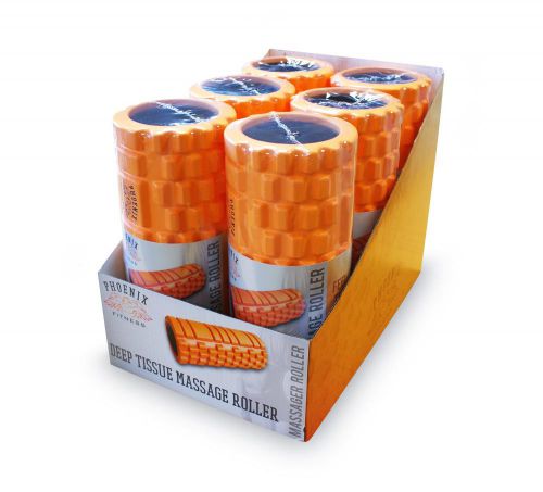 BoyzToys RY993 Lightweight Compact Design Deep Tissue Massage Roller Orange New