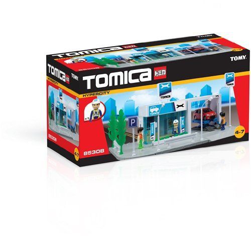 Tomy 85308 Childrens Car Repair Garage Toy Tomica Hypercity Build Play Centre