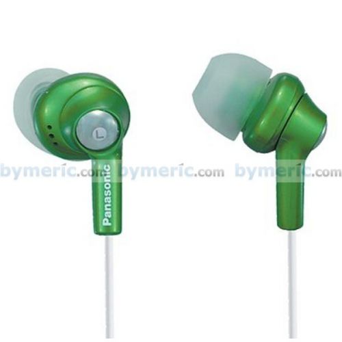 Panasonic RPHJE270 Ergofit Stereo In Ear Canal Type Comfort Headphones New Green