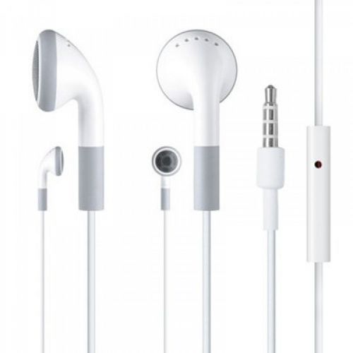 Stereo In Ear Headphones Microphone iPhone Calls White