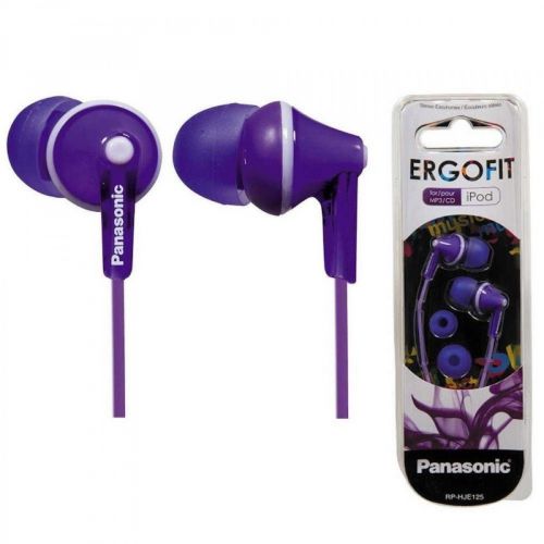 Panasonic Stereo In Ear Ergofit Mp3 Headphones Violet