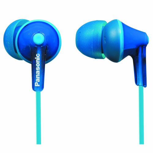 Panasonic Stereo In Ear Ergofit Mp3 Headphones Blue New