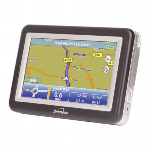 Binatone A430 Satellite Navigation Sat Nav 4.3" Touch Screen UK & ROI Car Mount