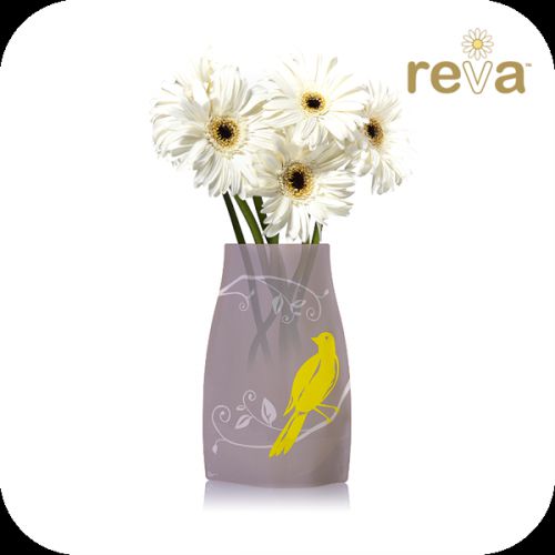 Reva Vase GH-RV8 Bird Themed Personalize Expanding Reusable Flower Vase - New