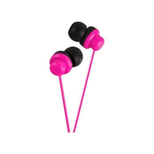 JVC HAFX8 Riptide In Ear Bud Canal Type Stereo Sweatproof Sports Headphones Pink