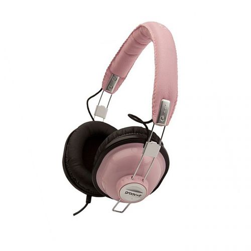 Groov-e Retro Full Over Ear iPod Headphones Pastel Pink