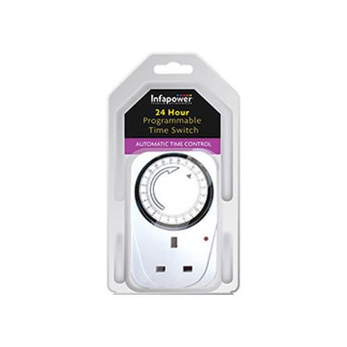 Infapower Programmable UK Mains Time Switch X011