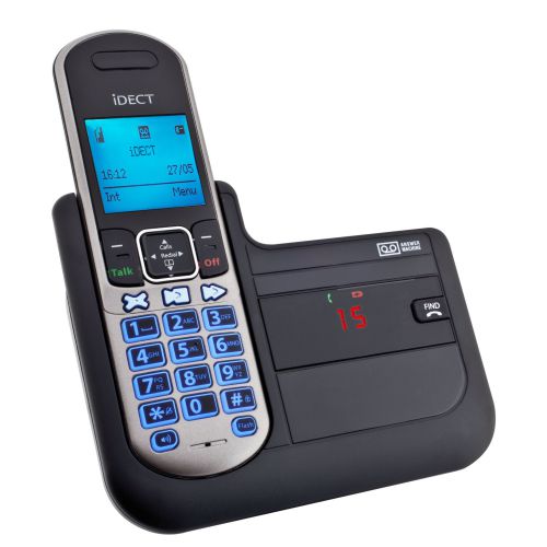 Binatone T1i Cordless Phone iDect Designer Answering Machine Caller ID Display