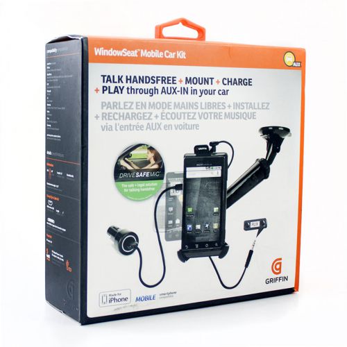 Griffin Mobile Phone Car Window Mount AUX Cable iPhone