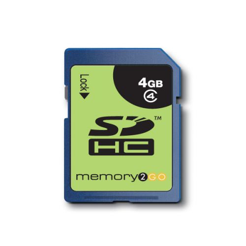 Memory2Go SDHC Camera Memory Card 4GB Secure Digital