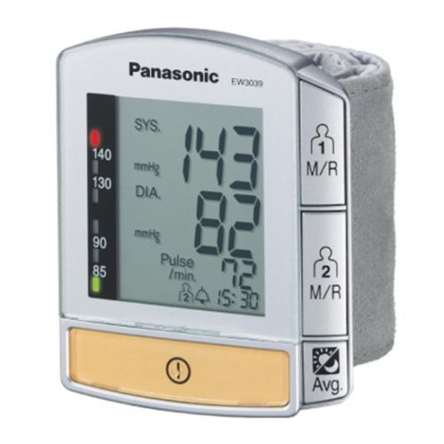 Panasonic EW3039 Blood Pressure Monitor Digital Filter Technology - LCD Display
