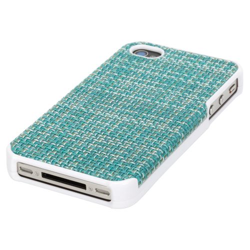 Griffin RE01707 Chilewich iPhone 4 / 4S Protective Back Cover Case Turquoise New
