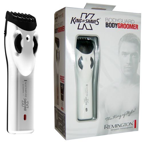 Remington BHT2000KOS King Of Shaves Body Hair Trimmer Clipper Rechargeable White
