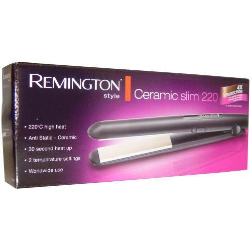 Remington S1510 Anti-Static Ceramic Tourmaline 220C Dual Volt Hair Straightener
