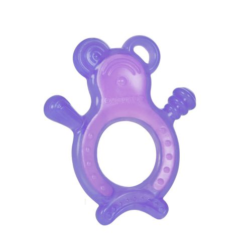 Tomy Y6001MP Baby Teething Ring 3 Steps Silicone Gummy Chewy Assorted Colours