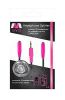 AVA RY718 3.5mm MP3 Player Headphone Splitter Cable 0.2m Length Pink Connectors