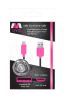 AVA RY715 USB A Standard to Micro USB B Cable Smartphone Charge Data Lead - Pink