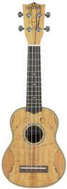 Chord 175.304UK Native 21 Soprano Maple Concert Ukulele w/ Highly Figured Woods