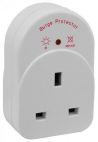 Mercury 429.649 13A Standards Compliant Single Socket Surge Protector White New